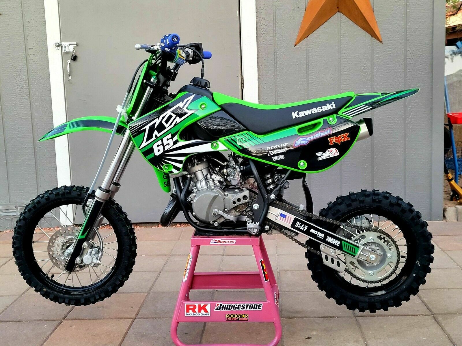 Graphics Kit for Kawasaki KX65 (1999-2024) KX 65 FH Series- Green