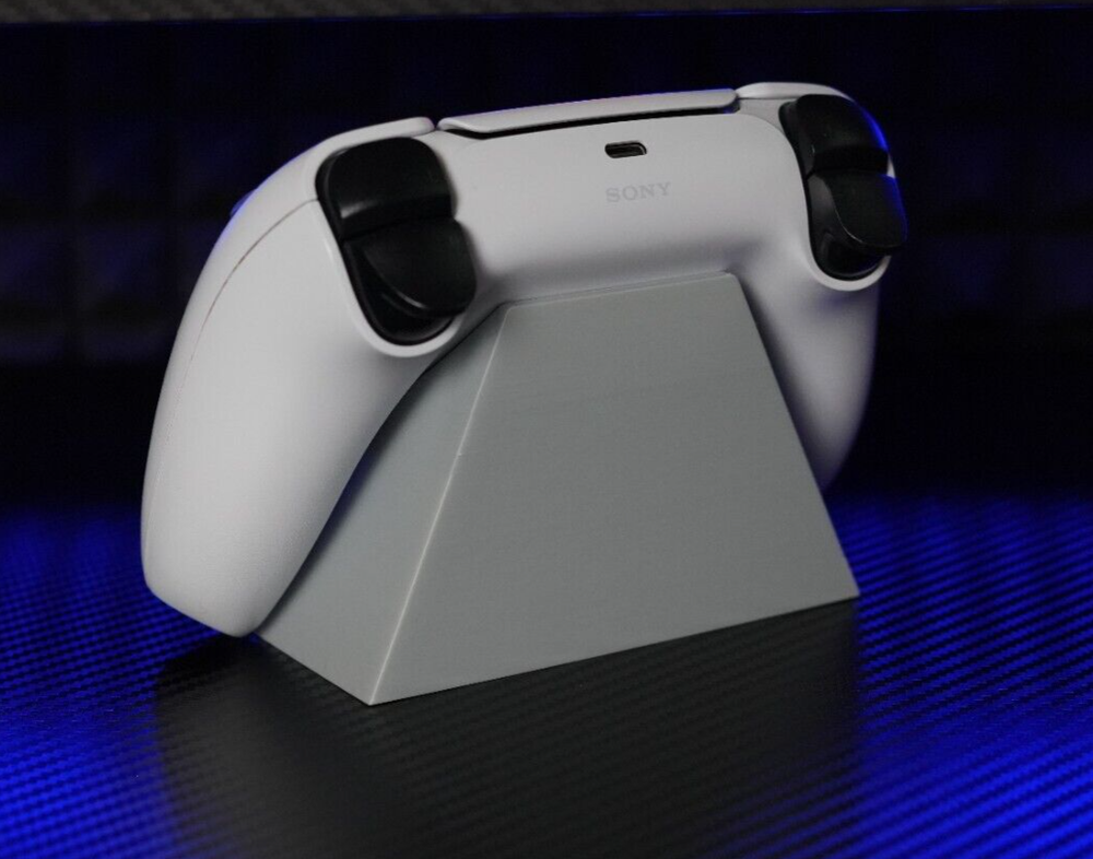 PlayStation 5 Controller STAND CLASSIC GRAY, CUSTOM 3D PRINT.