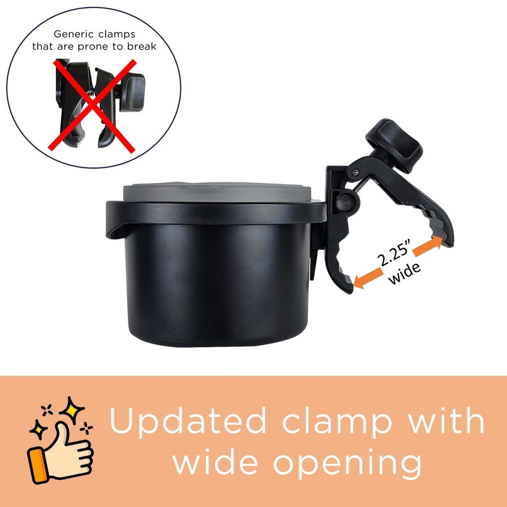 Universal Stroller Snack Tray Attachment | Stroller Cup Holder Attachment Uni...