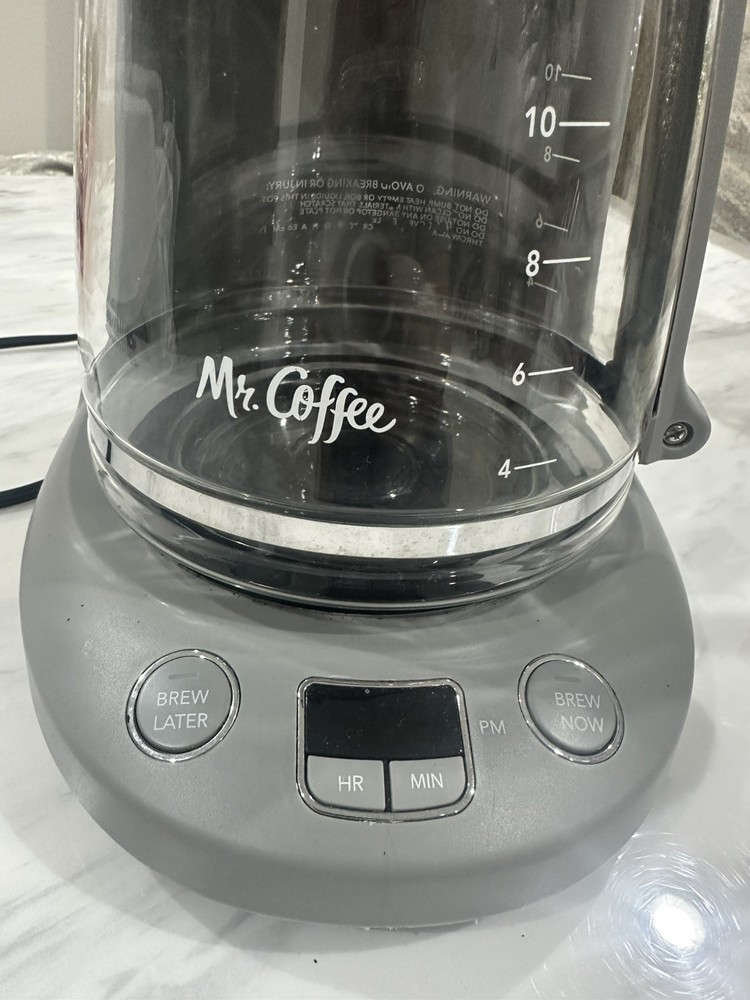 Mr Coffee 12 Cup Programmable Coffee Maker BVMC-PC12GY2-NP Gray
