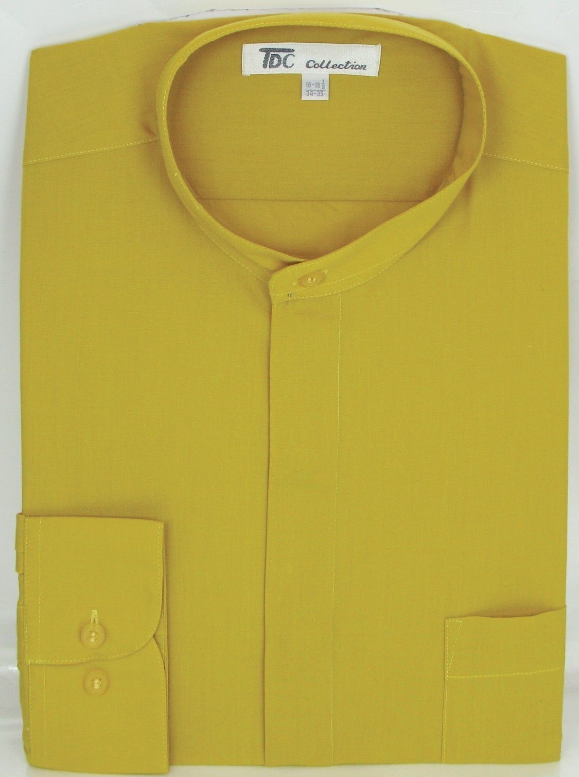 Fotino Landi TDC SG01 Men's Mandarin Collar Dress Shirt