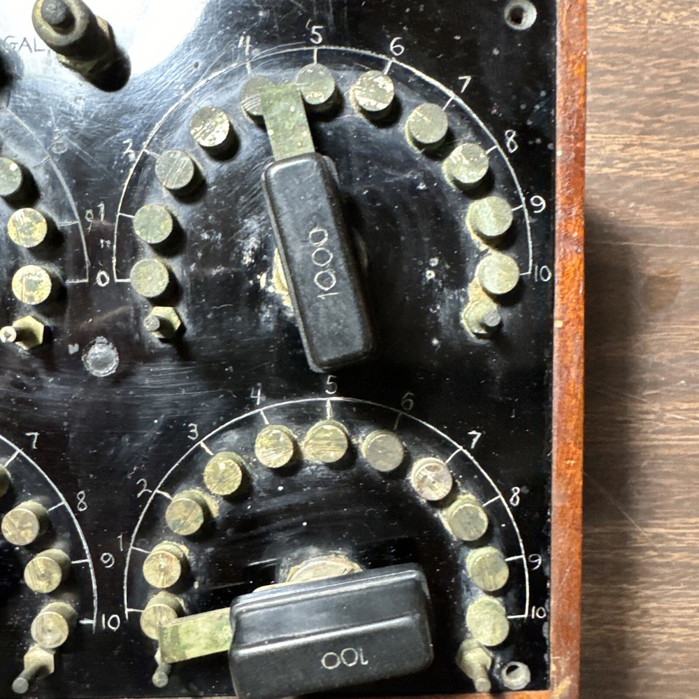 RARE Antique RCA Electrical Test Box Resistance Bridge Decade 237175 Prototype??