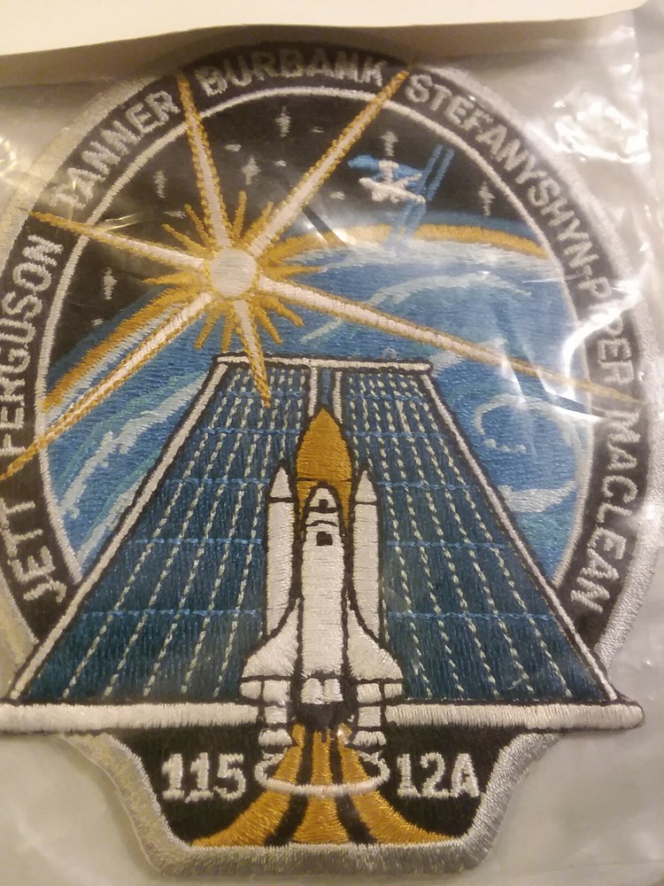 New NASA Space Emblem Patch Rocket Shuttle 115 12A