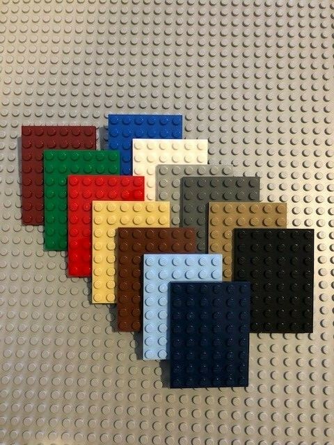 Lego Plates - 6X6, 6X8, 6X10, 6X12, 6X14, 6X16 - You Pick The Color & Quantity