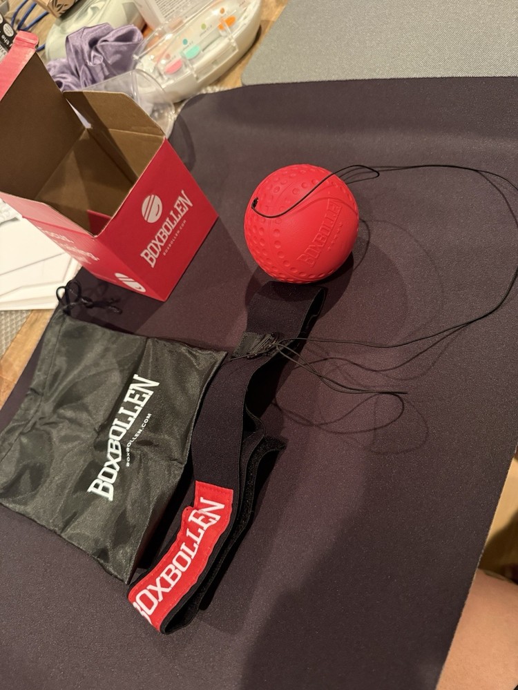 BOXBOLLEN Boxing Reflex Ball MMA/ Workout Game w/ Interactive App QR Code *NEW*