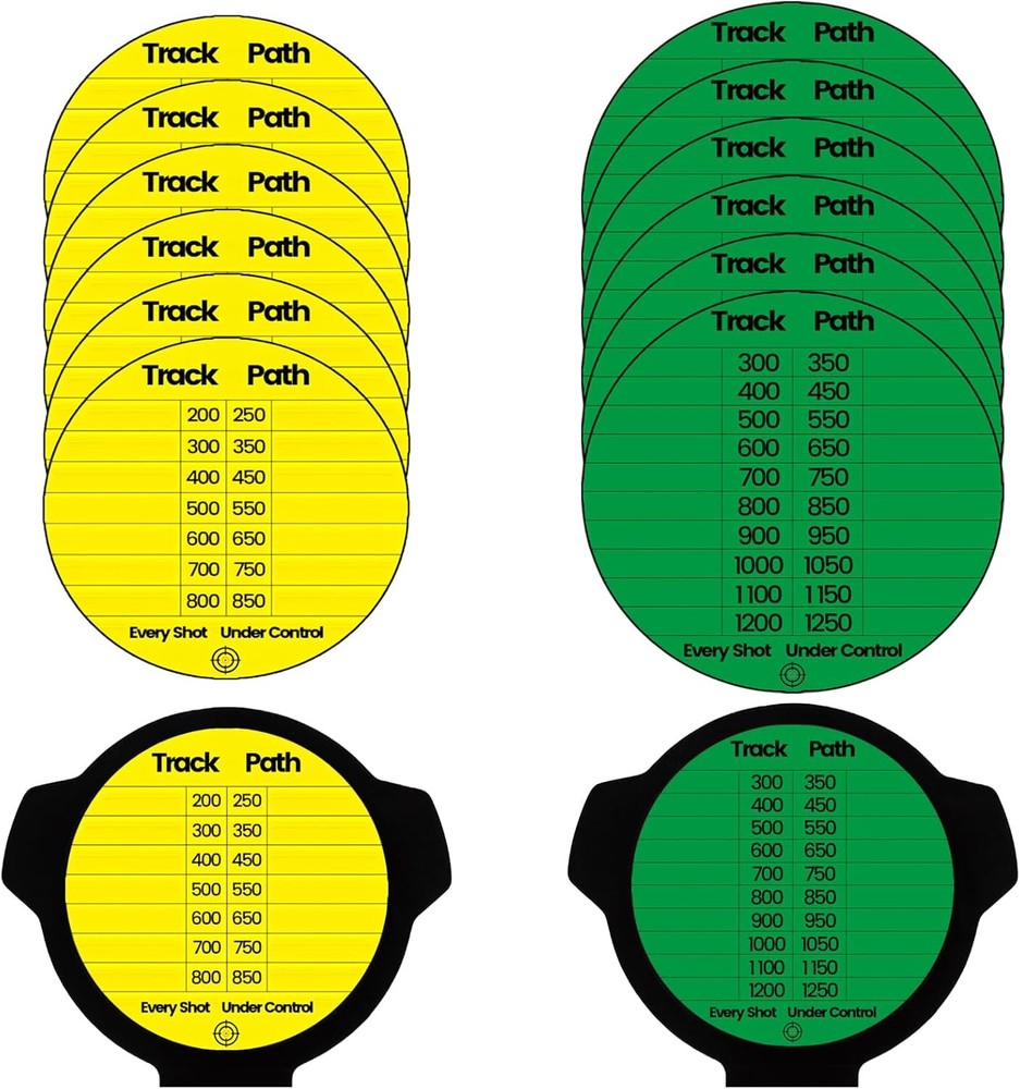 Twizz Scope DOPE Sticker Pack: Removable, Writable Adhesive Labels – 12 Pack (