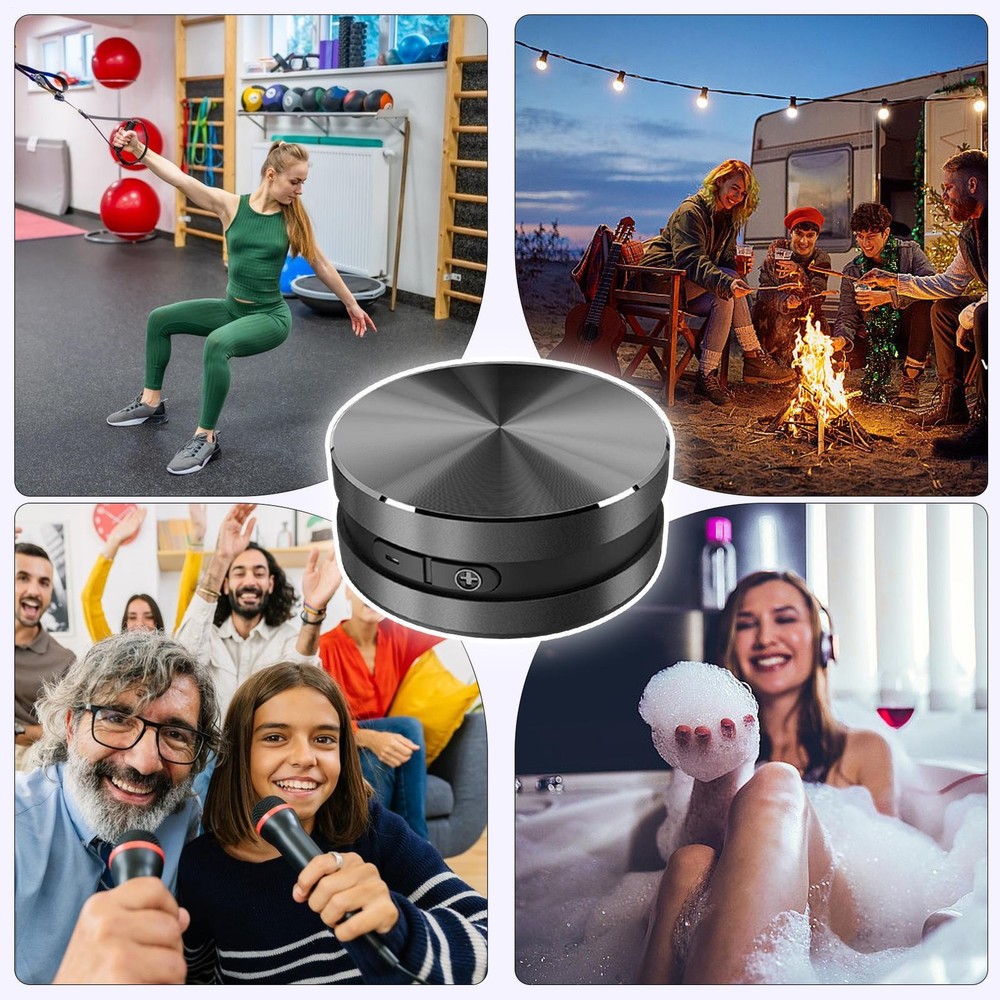 Wireless Bone Conduction Speaker Wireless Speaker Suction Cup Stereo