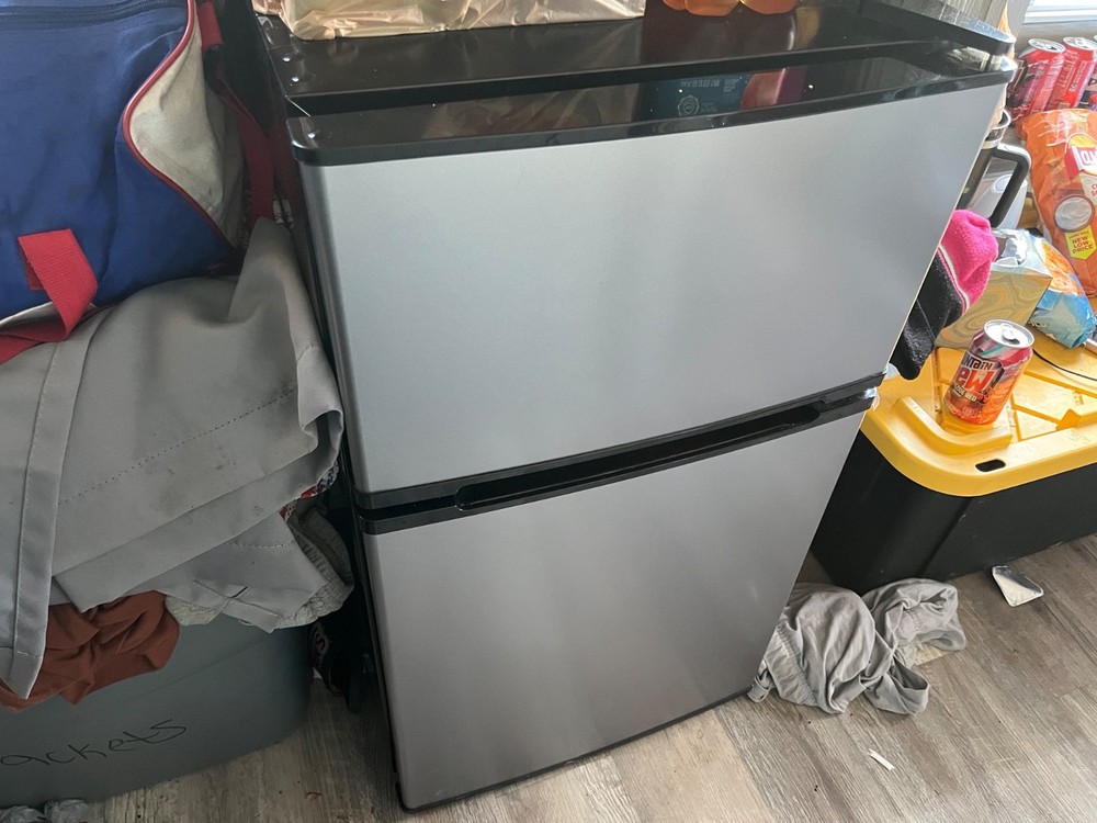 mini fridge with freezer 2 door used