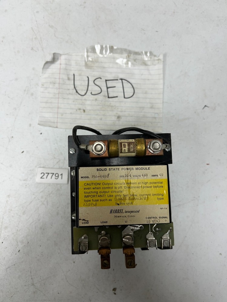 Harrel PM-440C Solid State Power Module 40 Amp, 460V