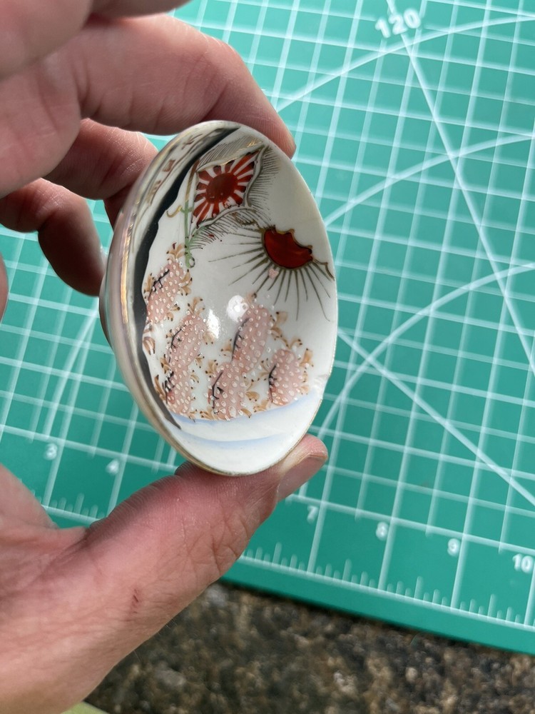 WWII Imperial Japanese Sake Cups x 2