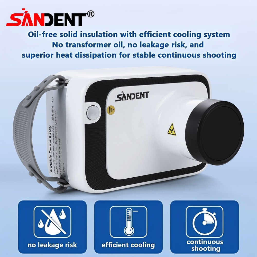 Dental Portable X Mobile Ray Machine Digital Imaging System+ Scatter Shield