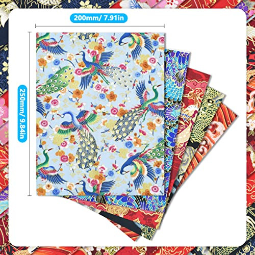 30Pcs 8 x 10 Inch Fat Quarters Cotton Fabric Bundle Squares Patchwork,