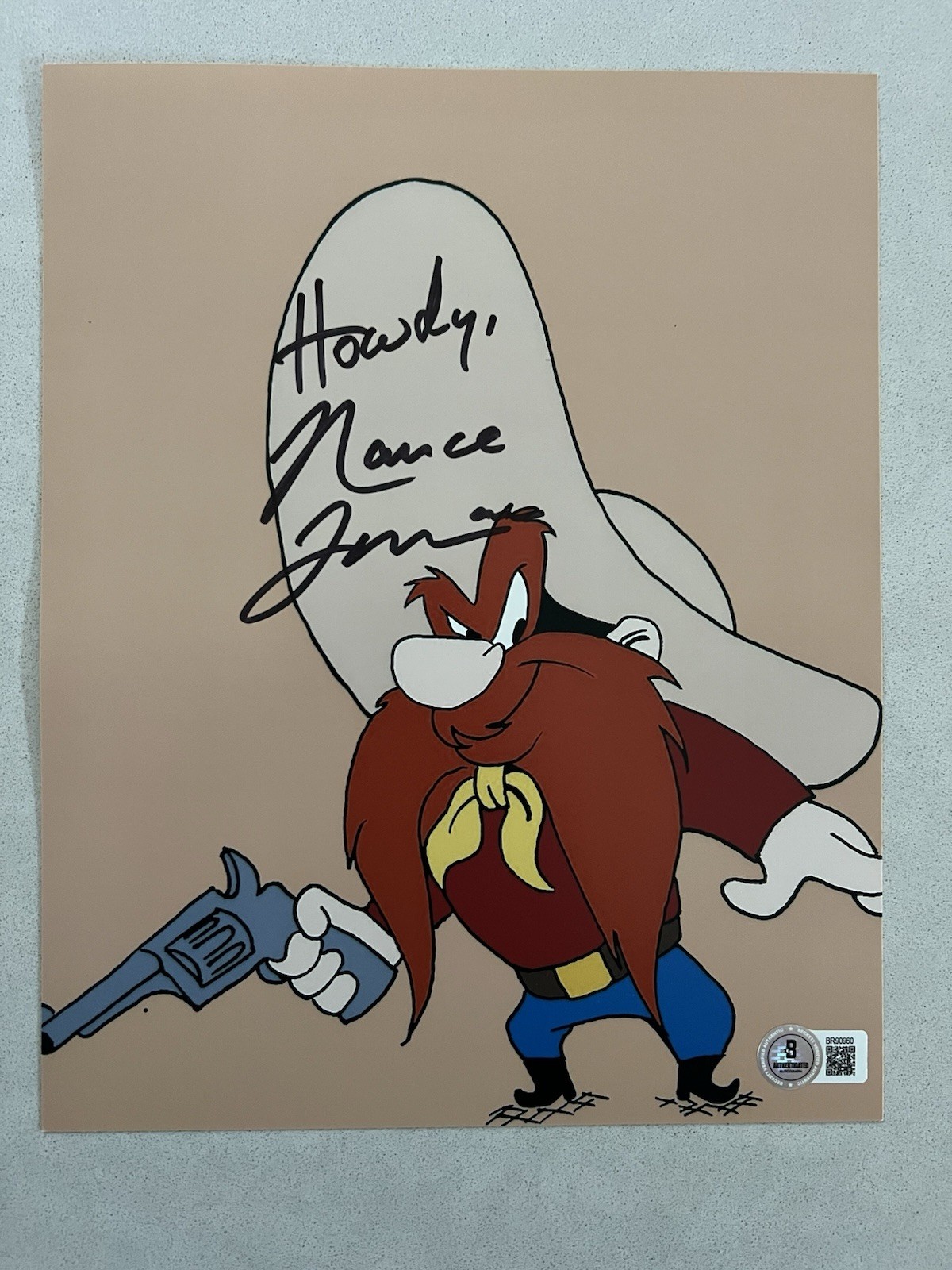 Maurice LaMarche autographed signed 8x10 photo Beckett BAS COA Yosemite Sam Kif