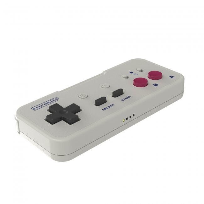 Retro-Bit Origin8 2.4 GHz Wireless Controller for Nintendo NES/Switch/PC Gray