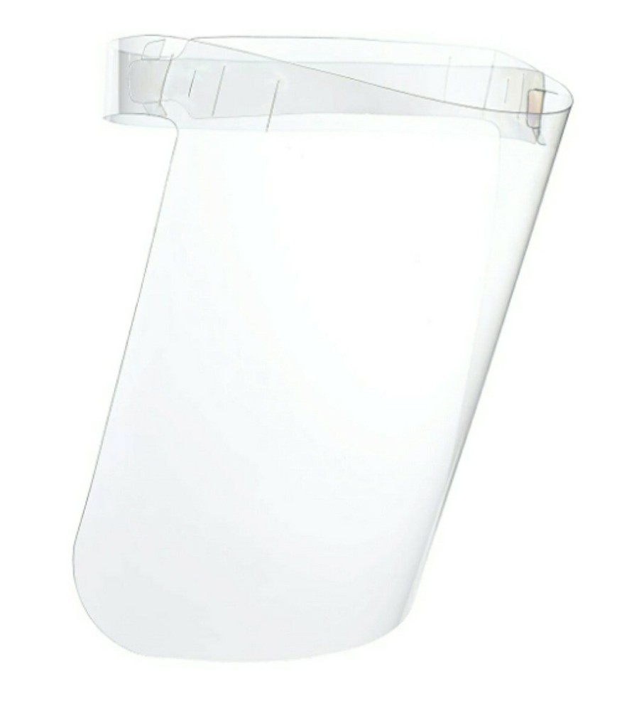 100 Pack Plastic Face Shields - Protective Face Shield for Adults - ADJUSTABLE