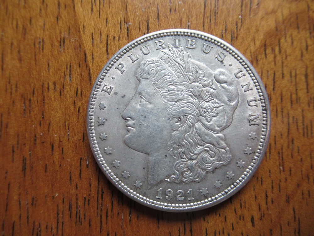1921 Morgan Silver Dollar AU