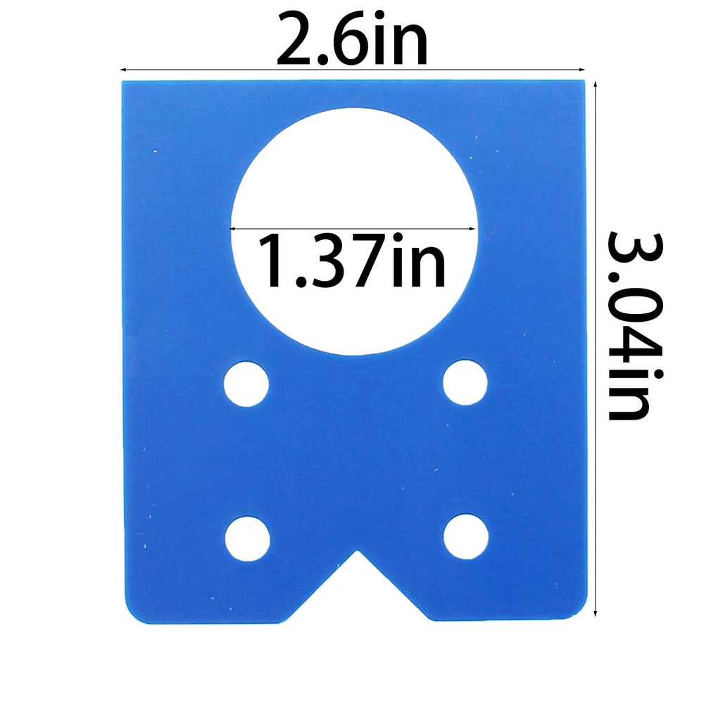 Concealed Hinge Clamp Kit with 35mm Drill Bit Woodworking Tool Jig