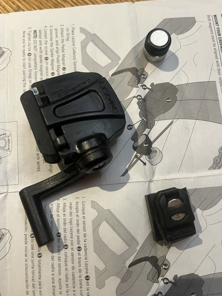 Lezyne Cadence Speed Flow Sensor | Black |