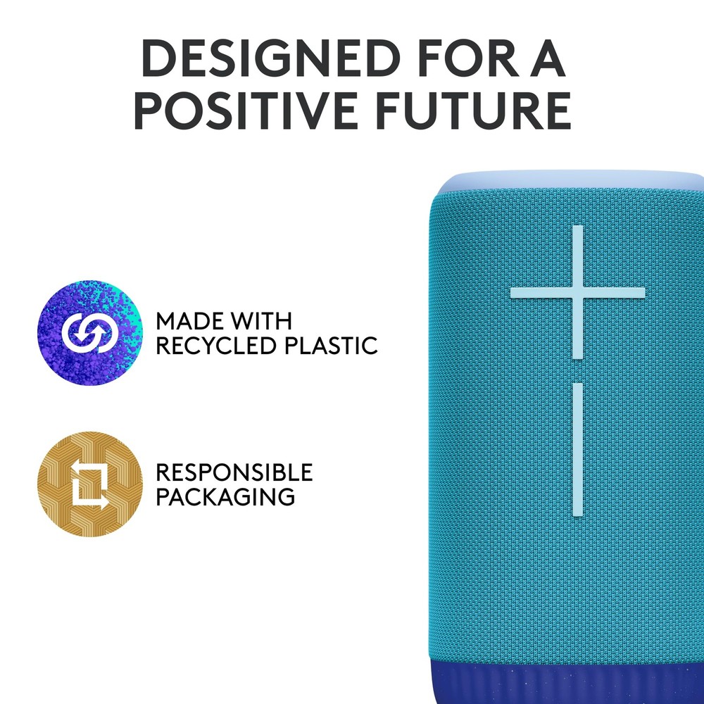 Ultimate Ears EVER BOOM Wireless Bluetooth Portable Speaker, Blue Cobalt