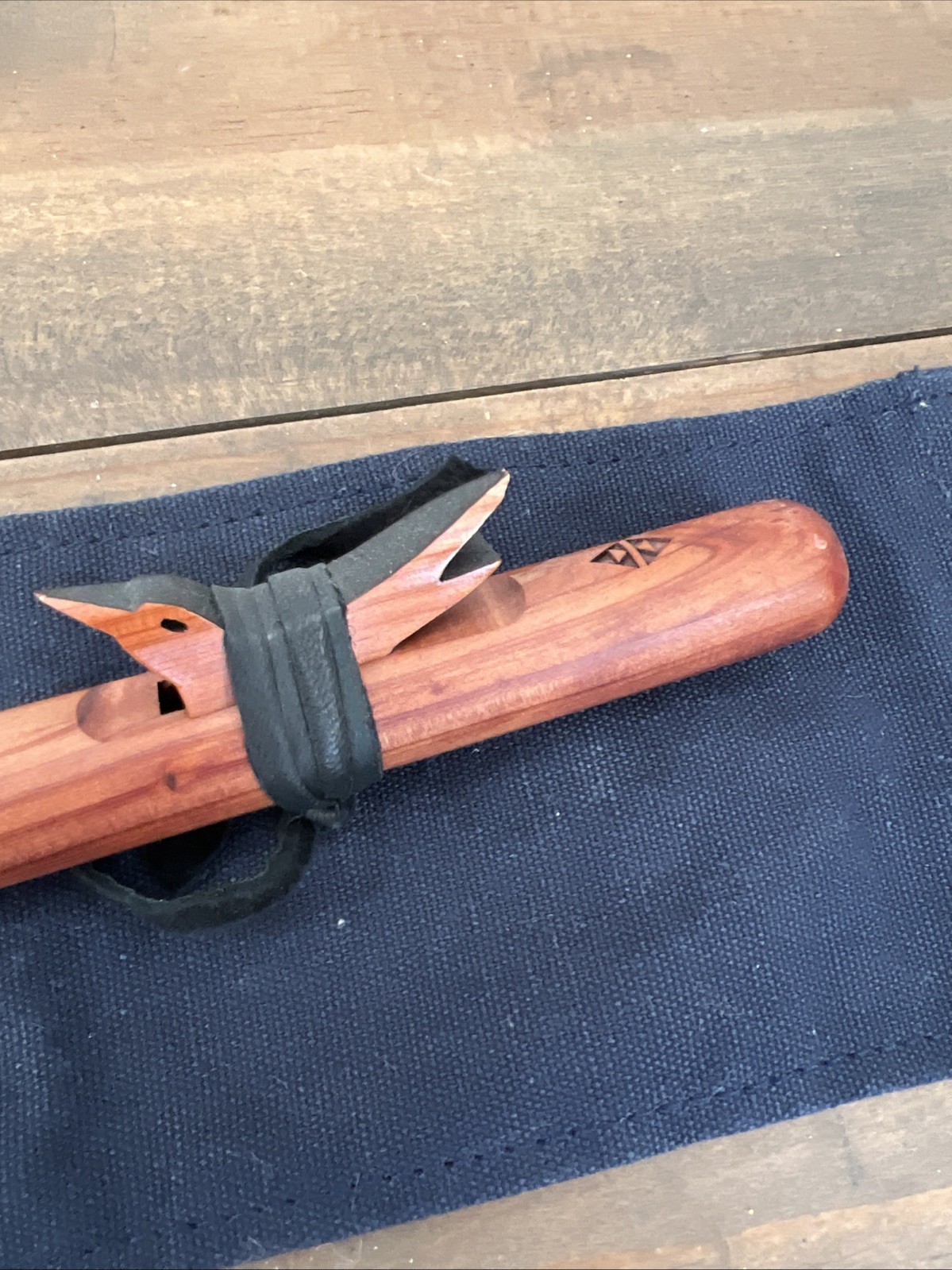 High Spirits Native American Indian Cedar Wood Pocket Flute In G