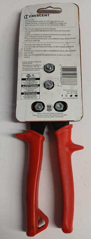 WISS M6R 9-1/4" SNIPS, METALMASTER, OFFSET, LEFT