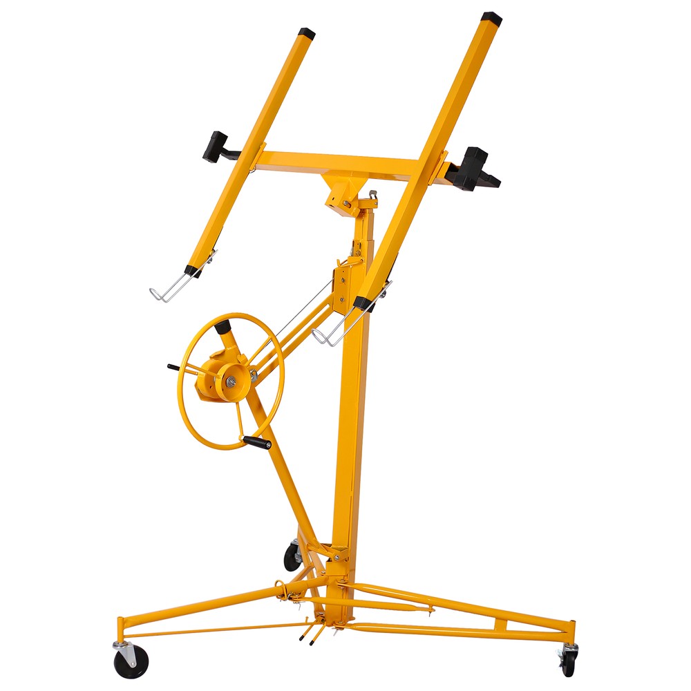 16FT Drywall Lift Panel Hoist Jack Lifter Rolling Caster Construction Lockable.