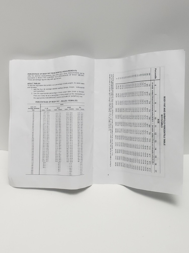 Baseline Skinfold BMI Caliper