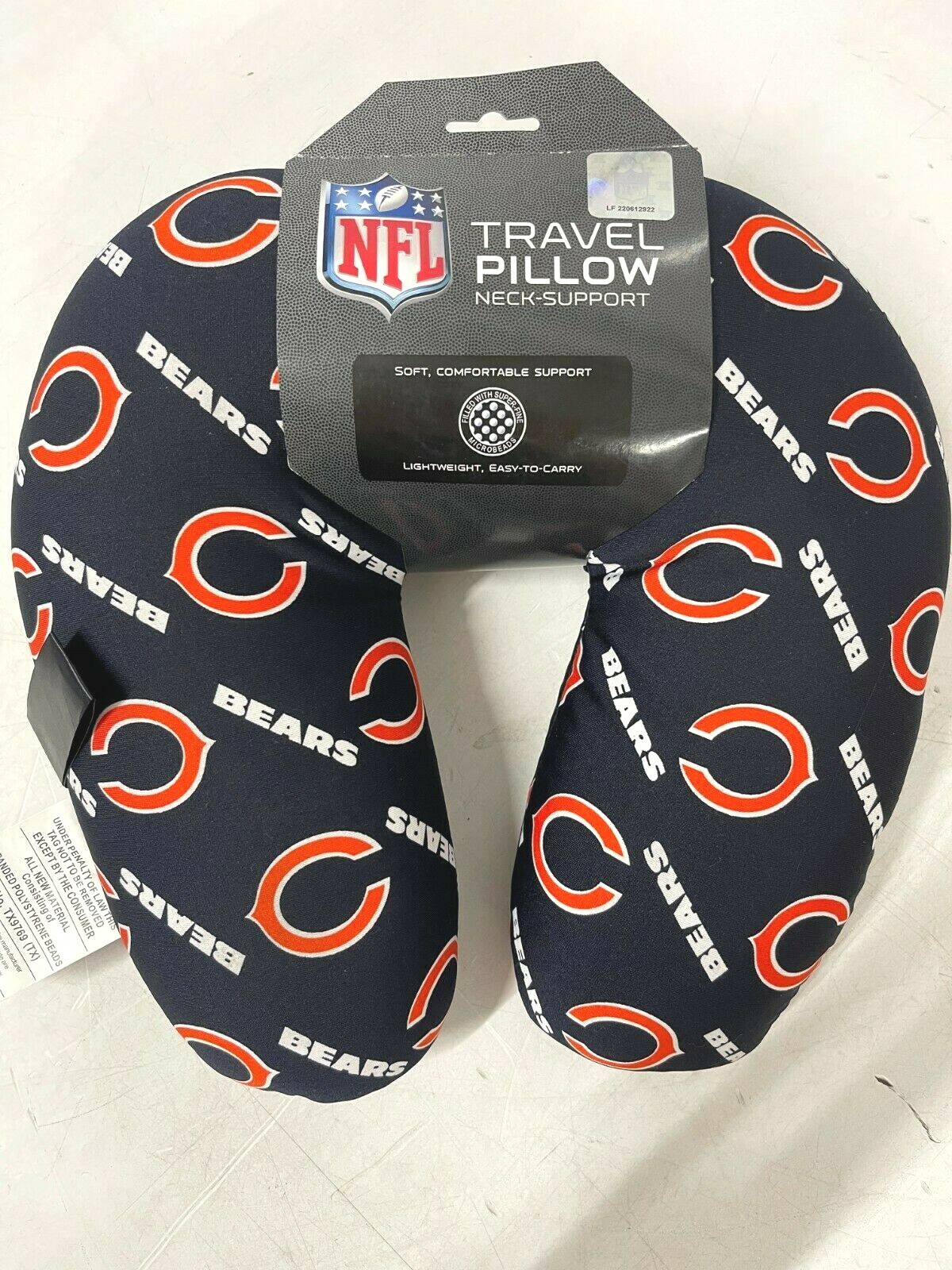 🏈 Travel Neck Pillow Chicago Bears 2190NF-CHI 🏈