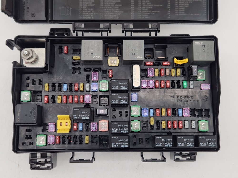 2016-2022 Dodge 1500 Pickup Engine Fuse Box Fusebox Relay OEM