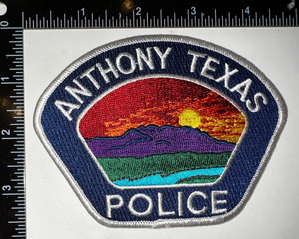 Anthony TX Texas Police Department Patch
