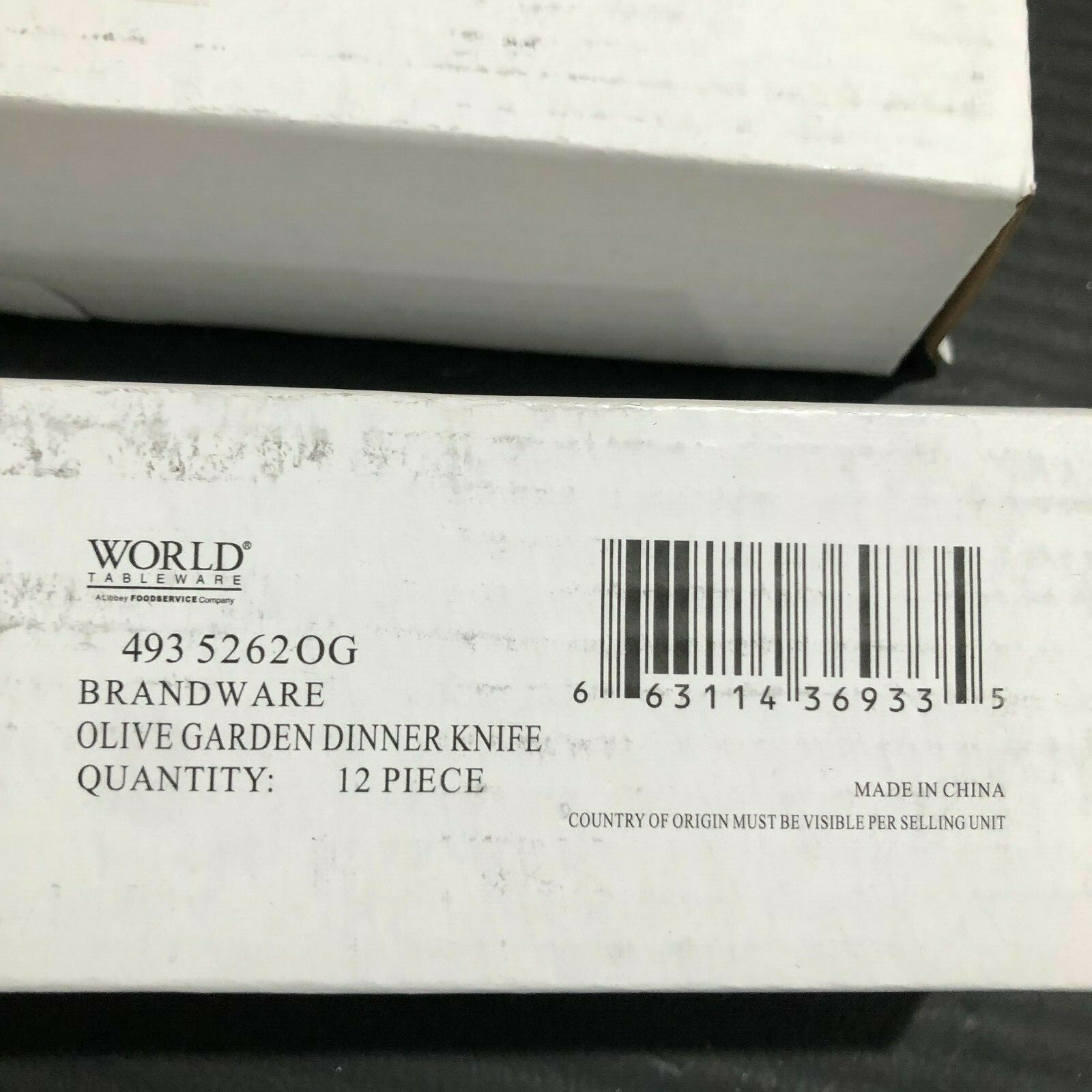 (12 x 3) World TABLEWARE STAINLESS STEEL KNIFE 8-1/2"-(12 PCS EACH) OLIVE GARDEN