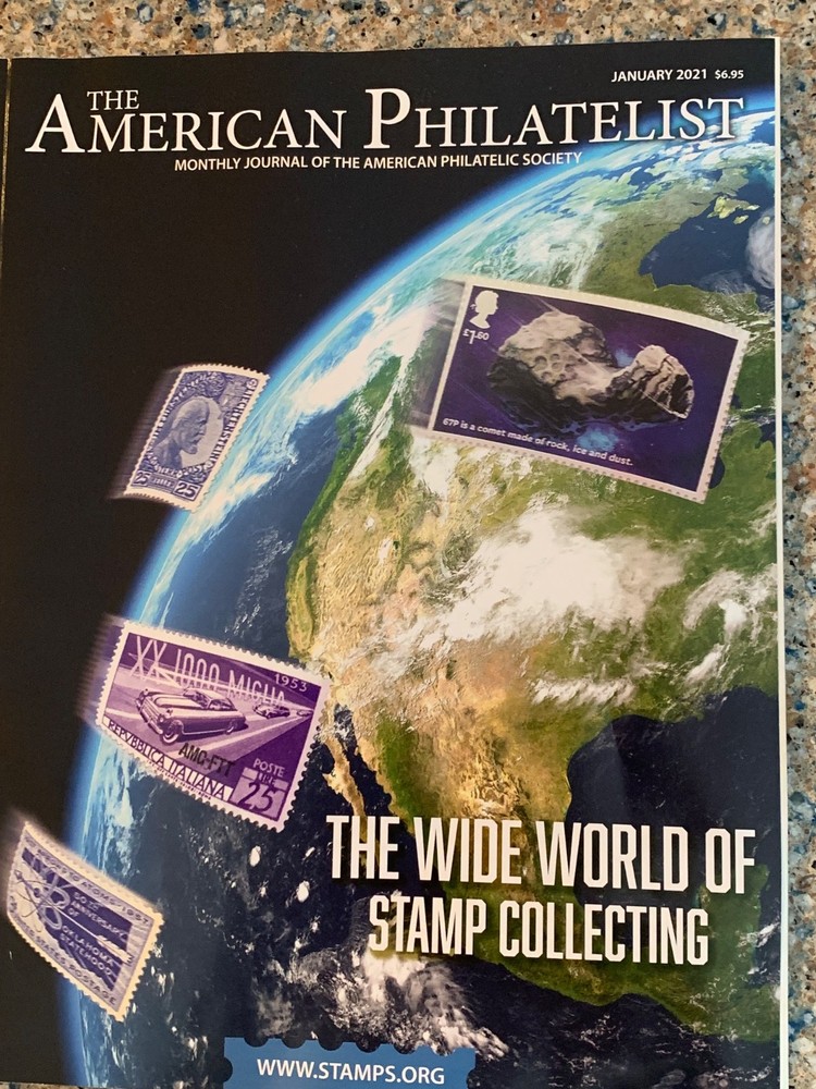 American Philatelist Magazine  2021,  January