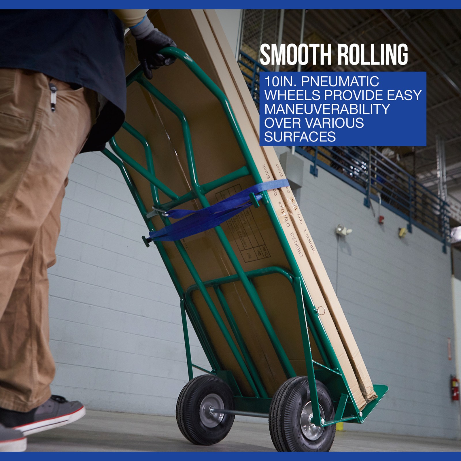 Strongway Wide Surface Hand Truck, 660-Lb. Capacity