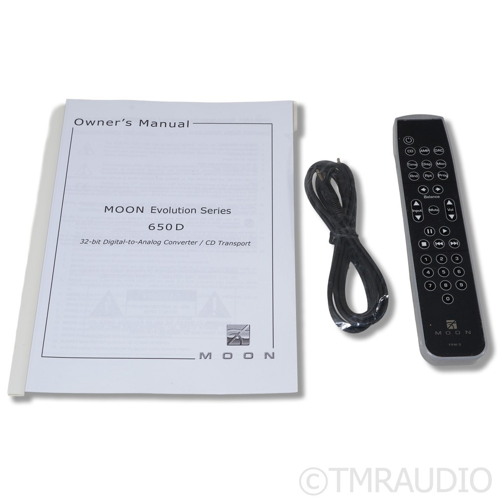 MOON by Simaudio Evolution 650D CD Player / DAC; D/A Converter