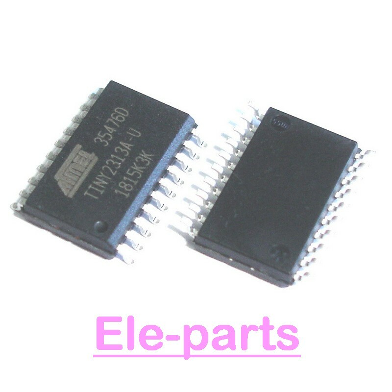 2 PCS ATTINY2313A-SU SOP-20 TINY2313A-U 8-bit Microcontroller with 2K Flash IC