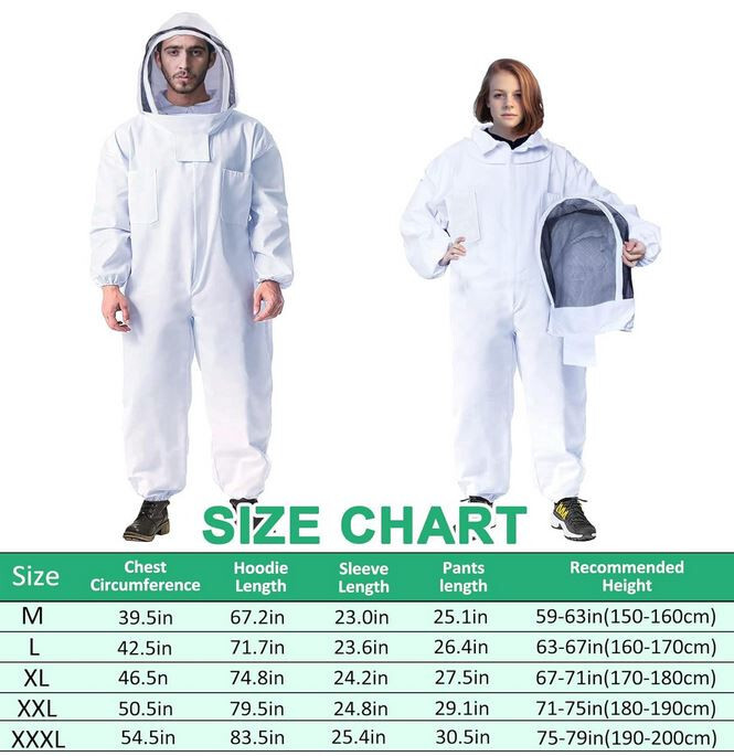 Beekeeper Bee Keeper Full body Suit Size medium