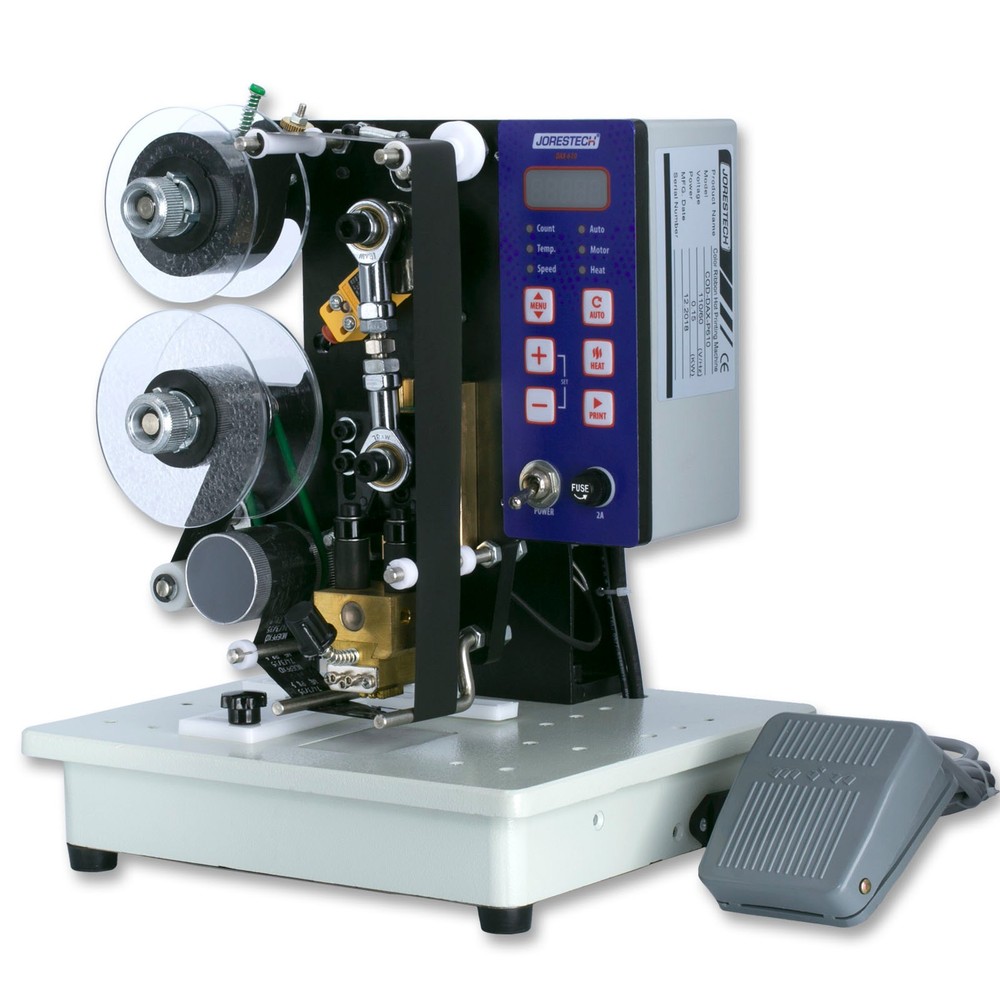 Semi Automatic Hot Foil Stamping Coding Digital Machine Batch Date Code Printer