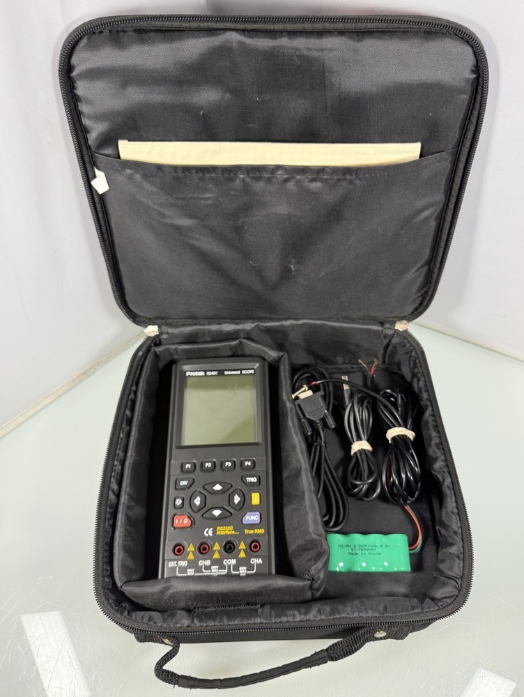 Protek S2401 Universal Hand Held Scope Dual Channel RS232C Interface NO CHARGER