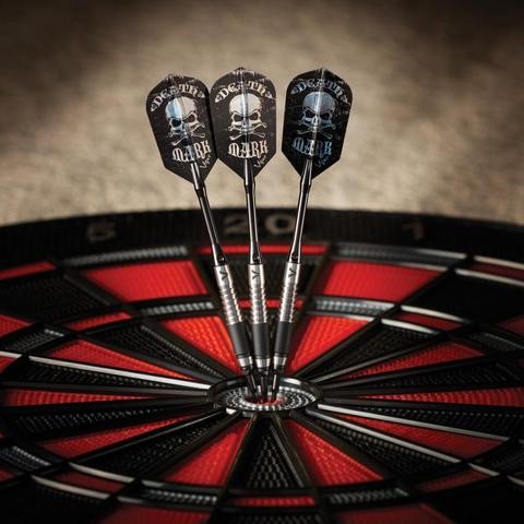 Viper Desperado 80% Tungsten Death Mark Soft Tip Darts 1 Knurled Ring 18 Grams