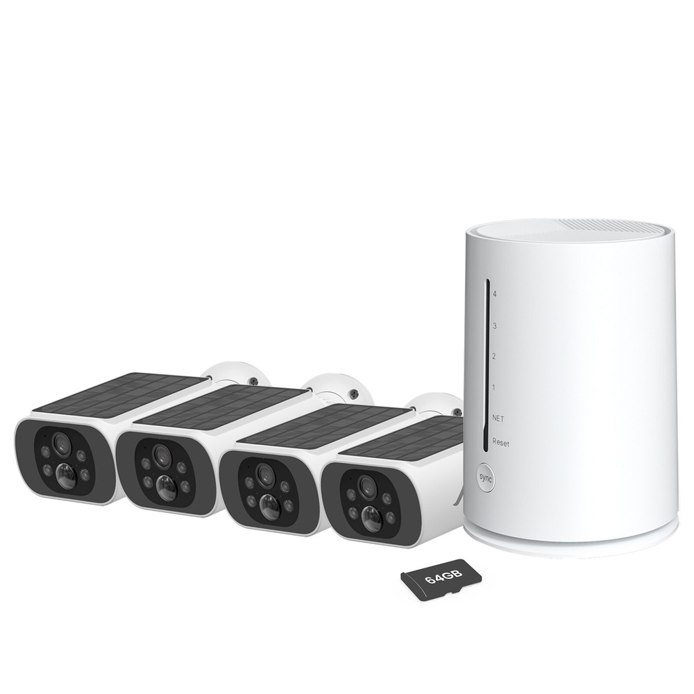 ARCCTV Security Camera System 4MP Solar Battery 5Ghz Wifi Wireless Night Vision