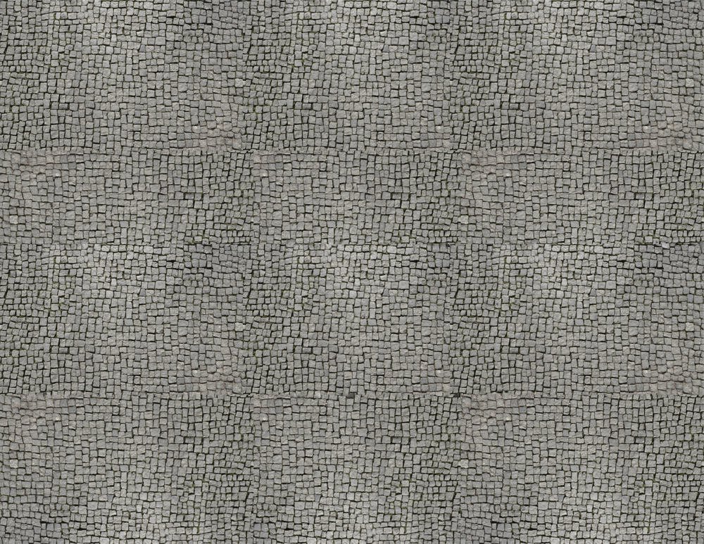 Z Scale Gray Cobblestone Model Train Scenery Sheets 5 Seamless 8.5x11