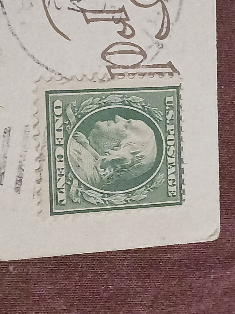 rare Benjamin Franklin cent stamp