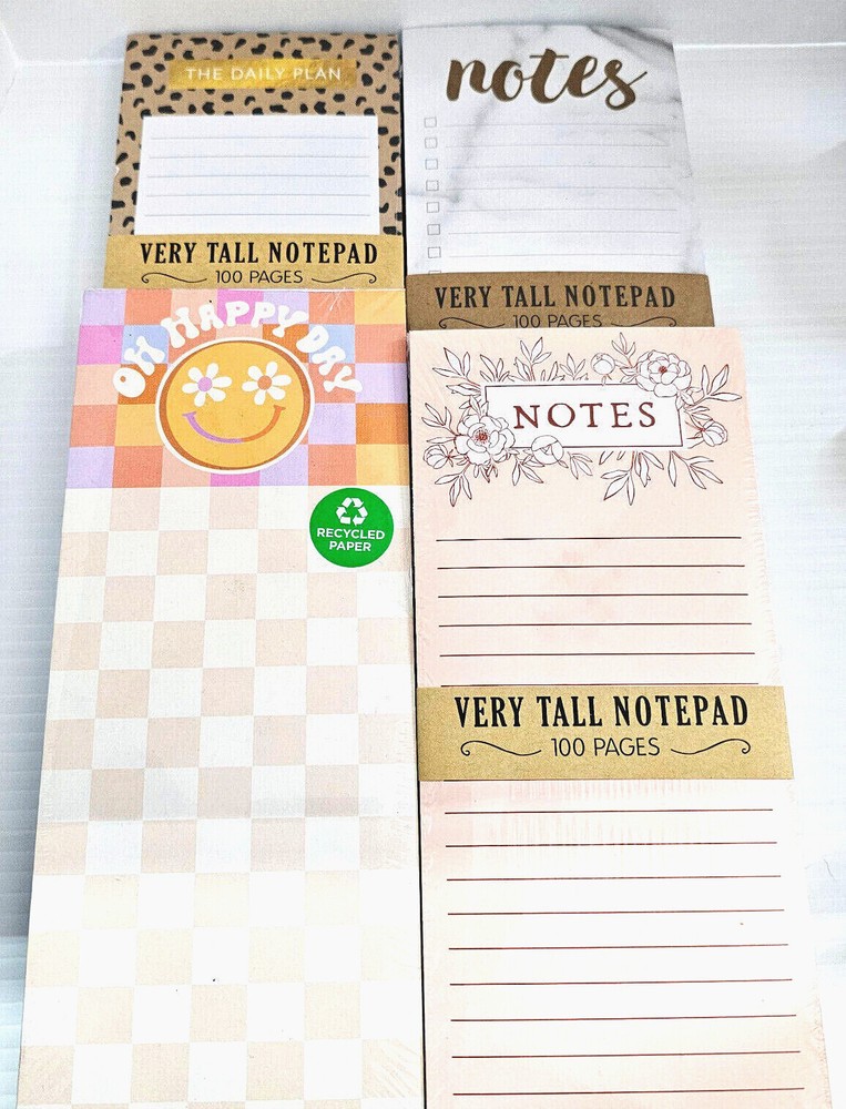 Tall 10"x4" Magnet Note Pads w/ 100 Sheets/Pages