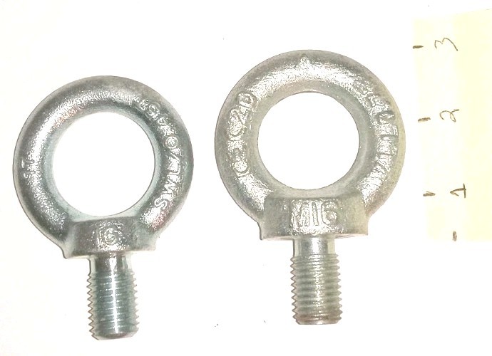 2 Lifting Eye Bolts - M16