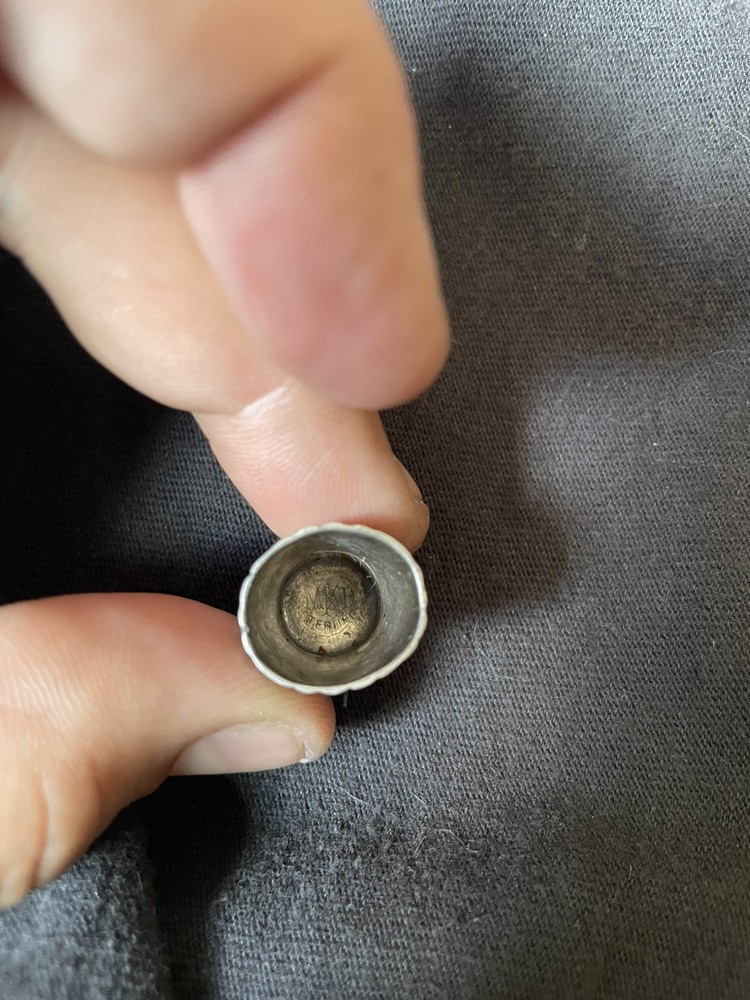 vintage sterling silver thimble