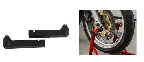 Motorcycle Front Stand Attachment Front Wheel Stand Under Fork Misaligned