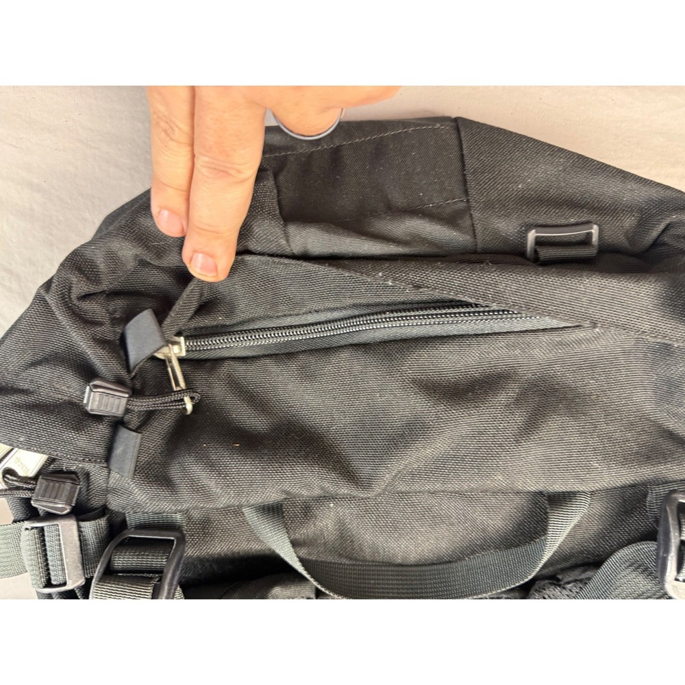 Cirqueworks Technical Hiking/Climbing Backpack Black HD Multi Strap Outdoor Bag