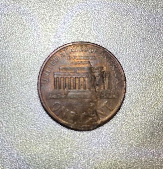 1995 D Lincoln Cent Lamination Error Front and Back