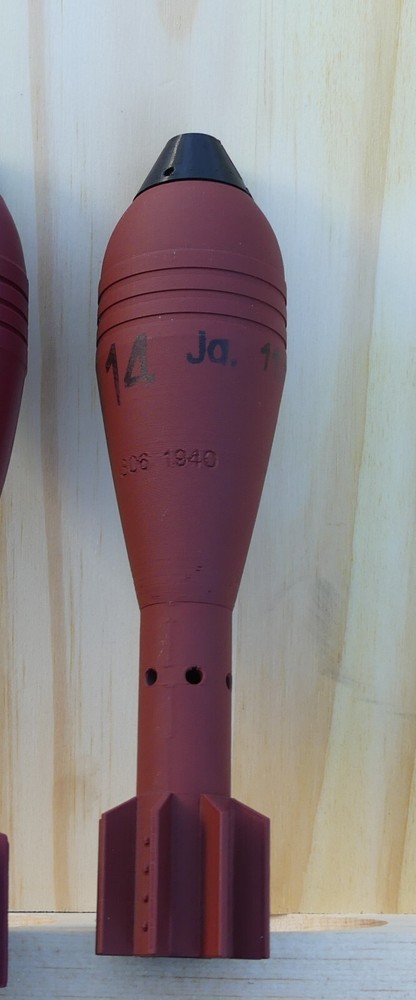 5cm German Wgr. 36 Shell 3d Replica