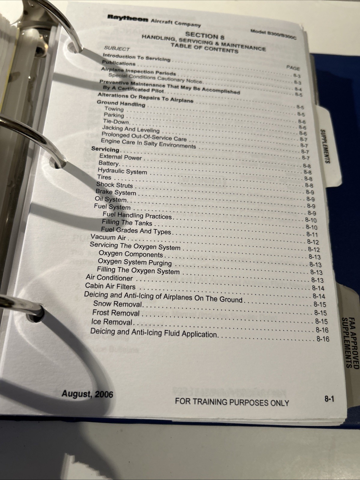 Flight Safety International Pilot Manual Super King Air 350 350C Updates to 2009